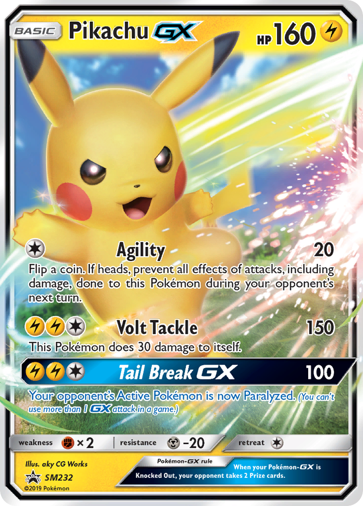 Pikachu GX — Jumbo Cards #SM232
