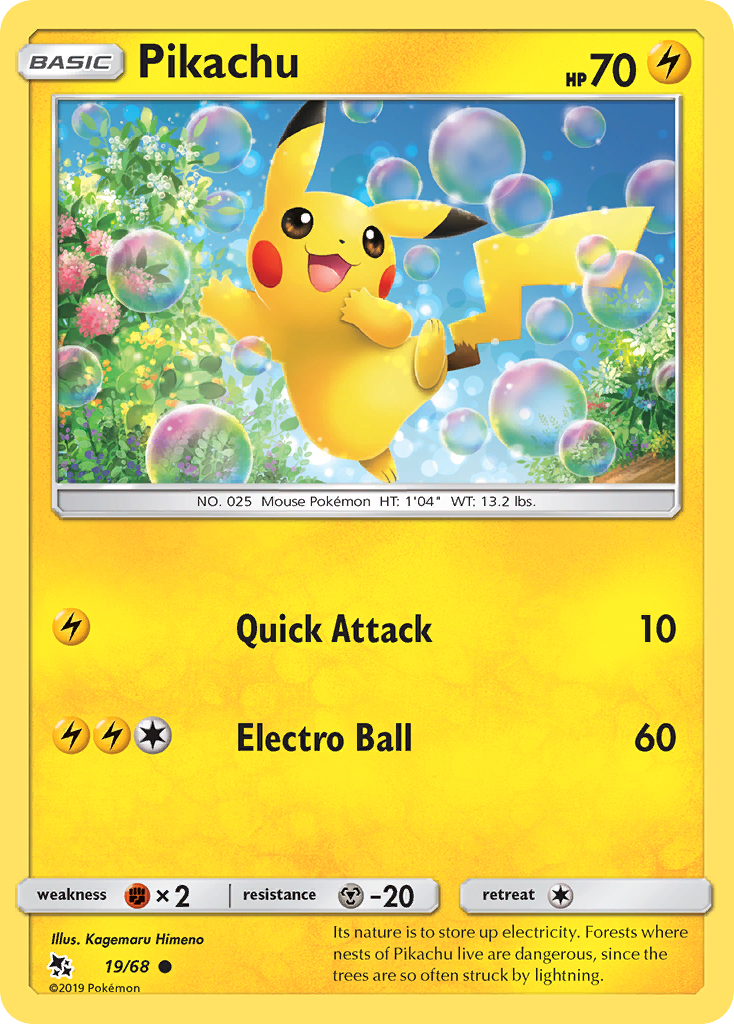 Pikachu — Hidden Fates #19/68