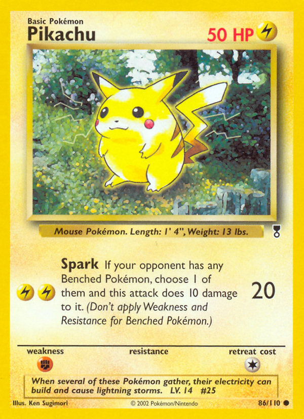 Pikachu — Legendary Collection #086/110