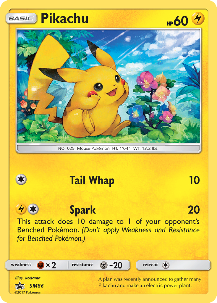 Pikachu — Miscellaneous Cards & Products #SM86