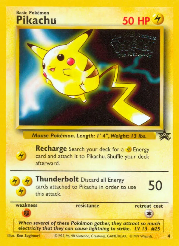 Pikachu (Movie Promo) — WoTC Promo #04/53