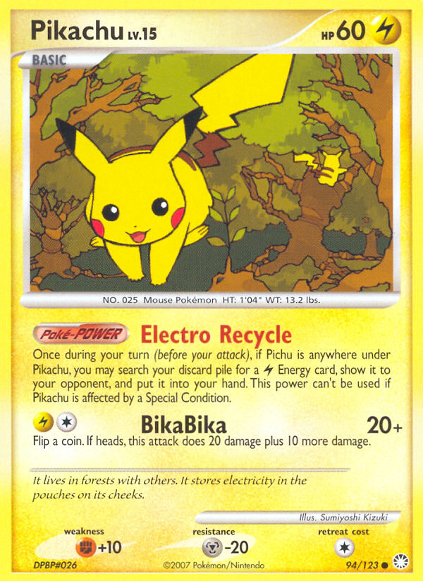 Pikachu — Mysterious Treasures #94/123