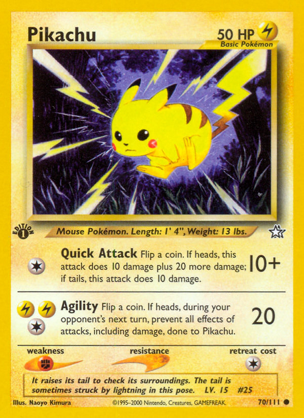 Pikachu — Neo Genesis #070/111