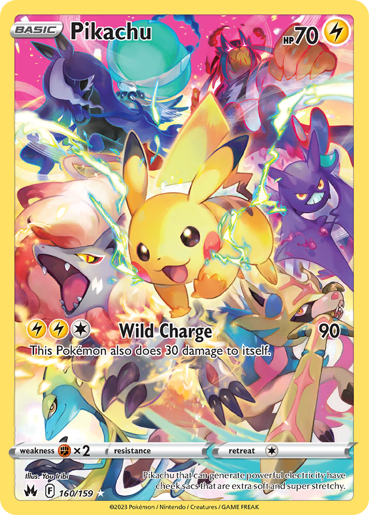 Pikachu (Secret) — SWSH: Crown Zenith #160/159