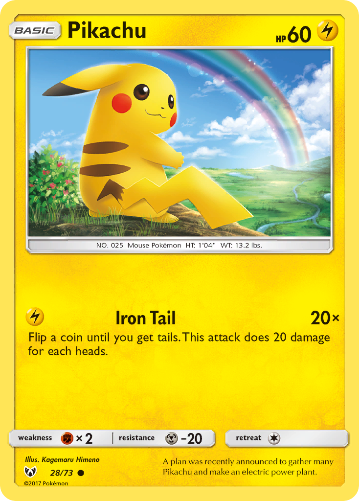 Pikachu — Shining Legends #28/73