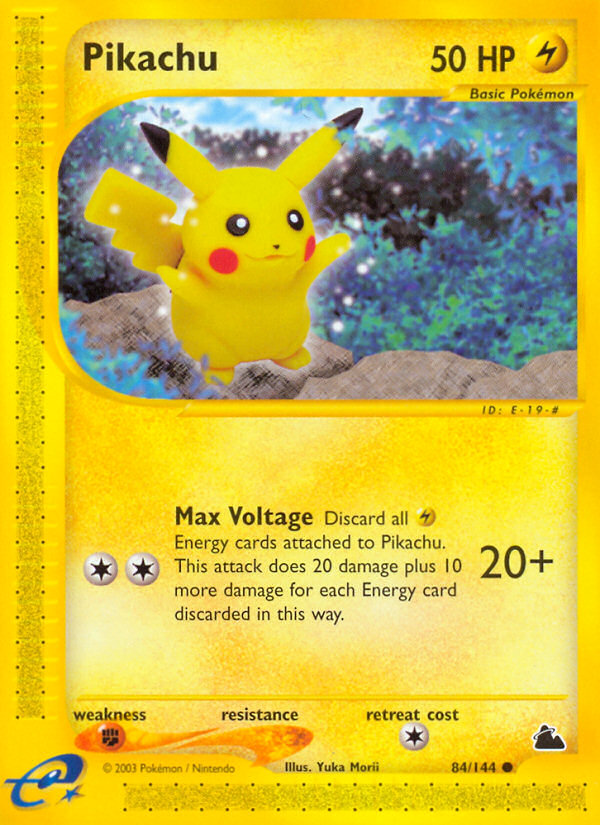 Pikachu — Skyridge #084/144