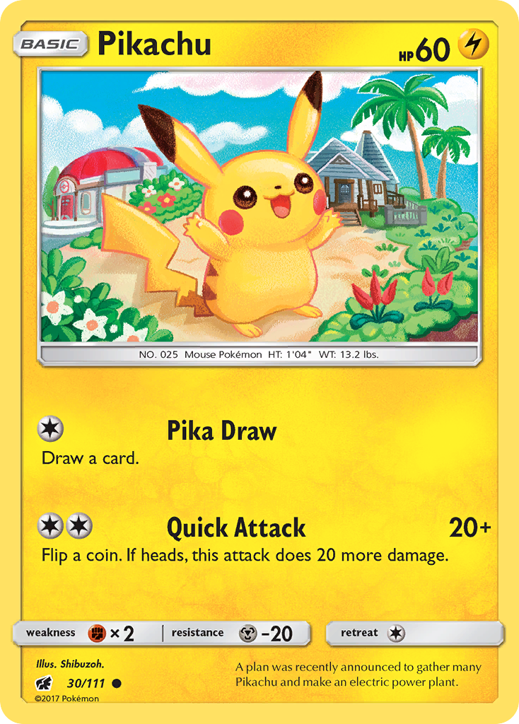 Pikachu — SM - Crimson Invasion #30/111