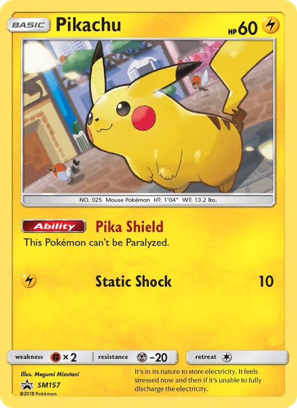 Pikachu — SM Promos #SM157