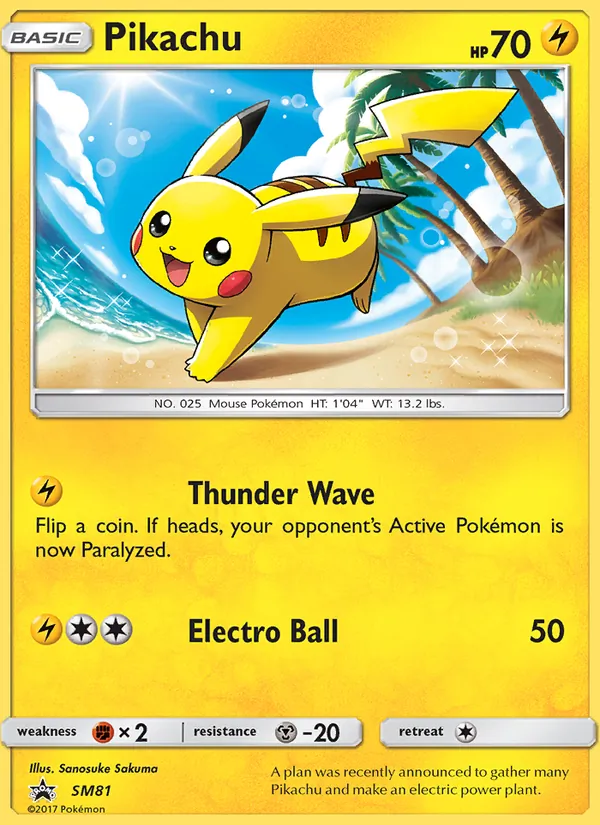 Pikachu — SM Promos #SM81