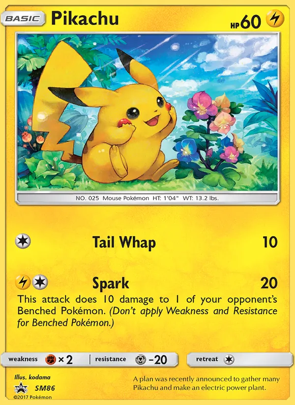 Pikachu — SM Promos #SM86