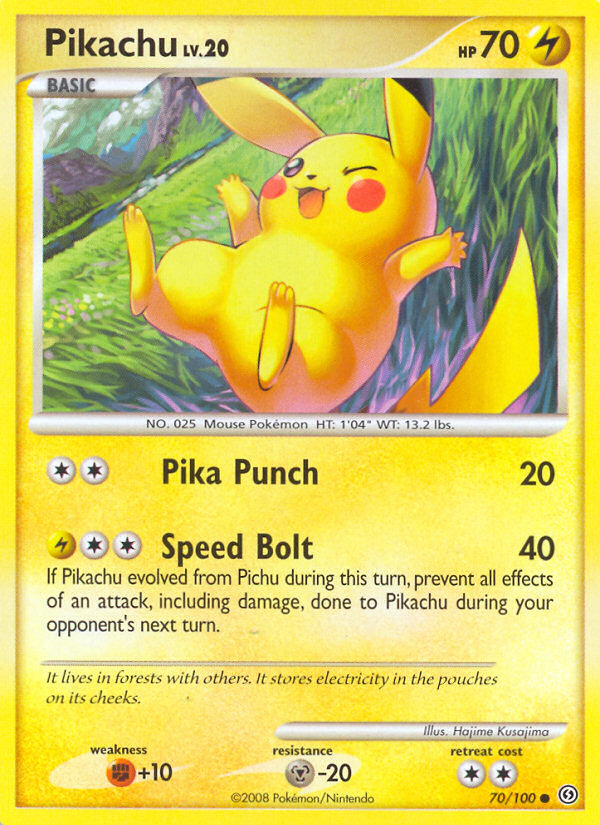 Pikachu — Stormfront #70/100