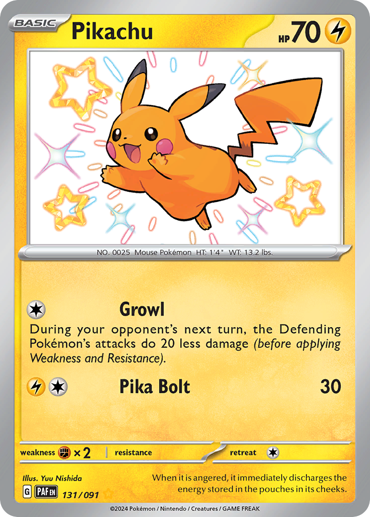 Pikachu — SV: Paldean Fates #131/091