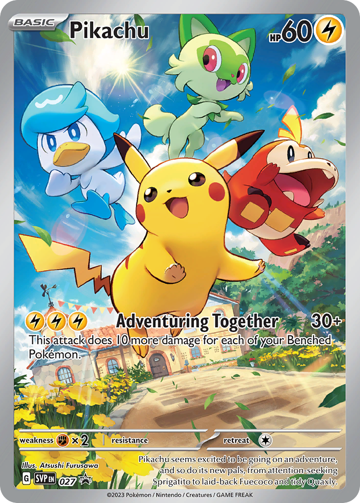Pikachu — SV: Scarlet & Violet Promo Cards #027
