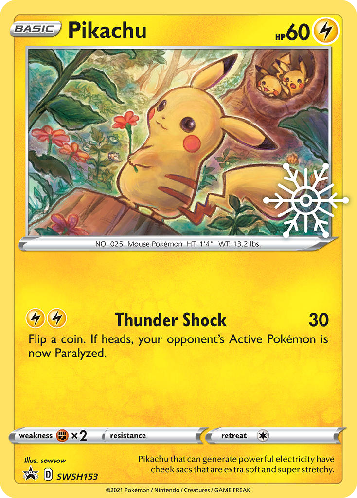 Pikachu — SWSH: Sword & Shield Promo Cards #SWSH153