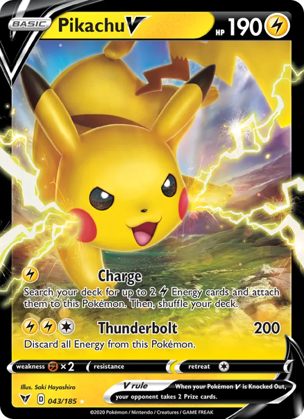 Pikachu V — Jumbo Cards #043/185