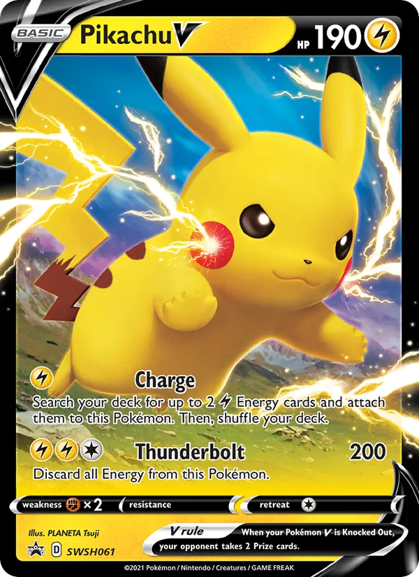 Pikachu V — Jumbo Cards #SWSH061