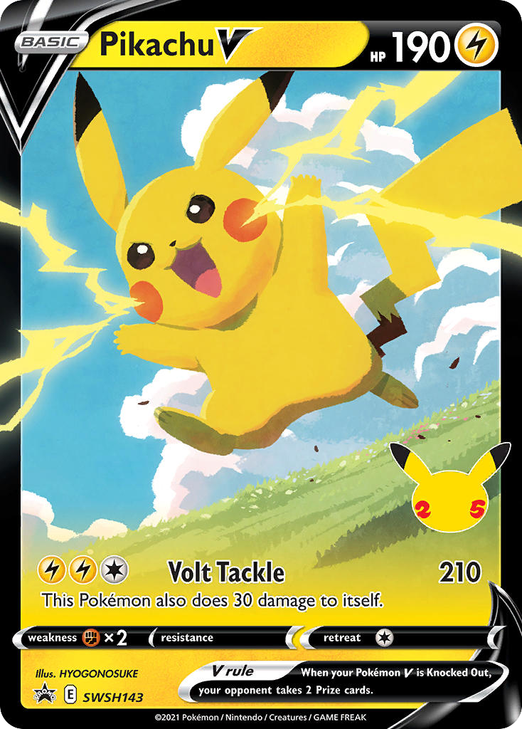 Pikachu V — SWSH: Sword & Shield Promo Cards #SWSH143