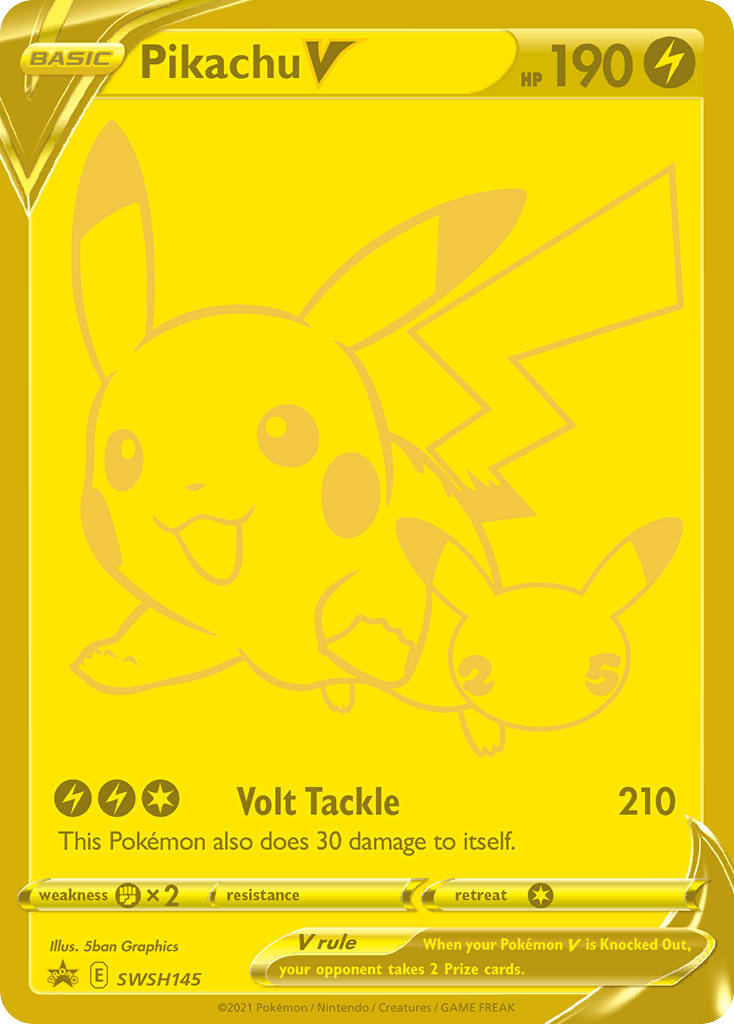 Pikachu V — SWSH: Sword & Shield Promo Cards #SWSH145