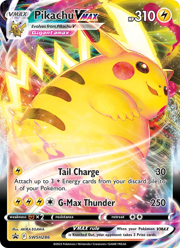 Pikachu VMAX — Jumbo Cards #SWSH286