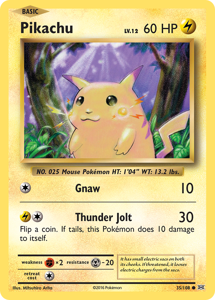 Pikachu — XY - Evolutions #35/108