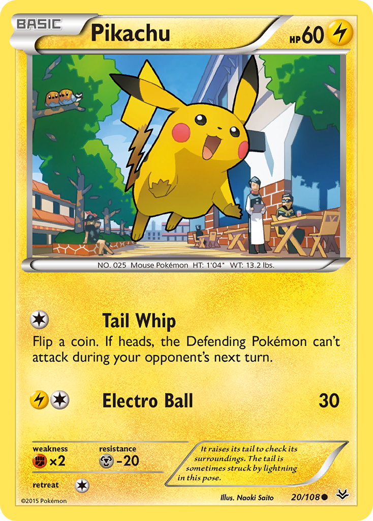 Pikachu — XY - Roaring Skies #20/108