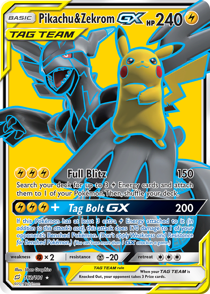 Pikachu & Zekrom GX (Full Art)