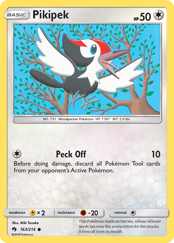 Pikipek (163) — SM - Lost Thunder #163/214