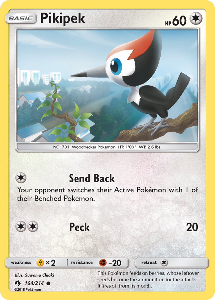 Pikipek (164) — SM - Lost Thunder #164/214