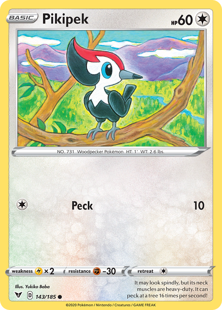 Pikipek — SWSH04: Vivid Voltage #143/185