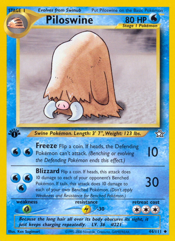 Piloswine — Neo Genesis #044/111