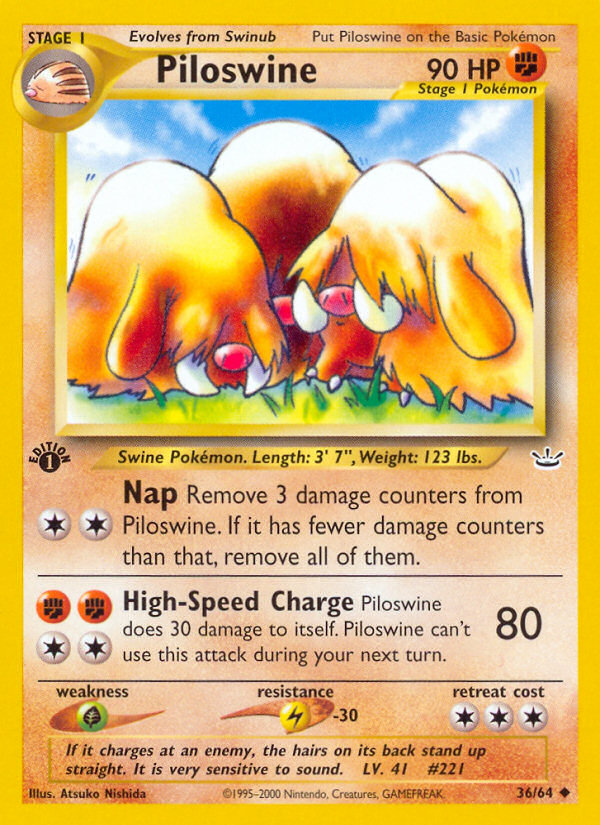 Piloswine — Neo Revelation #36/64