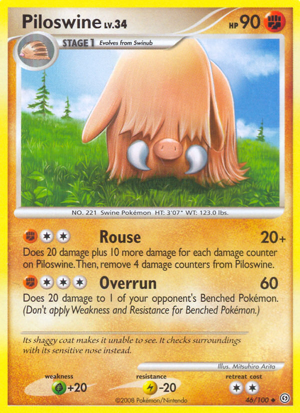 Piloswine — Nintendo Promos #46/100