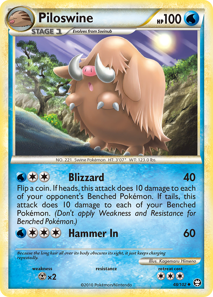 Piloswine — Triumphant #48/102