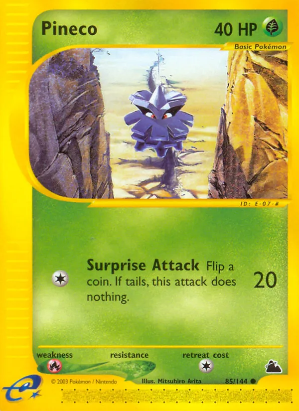 Pineco (85) — Skyridge #085/144