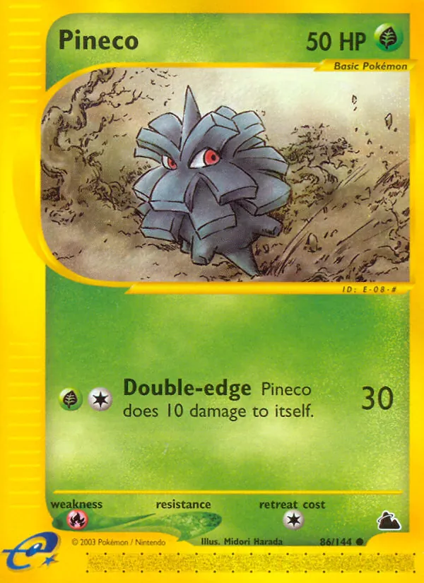 Pineco (86) — Skyridge #086/144