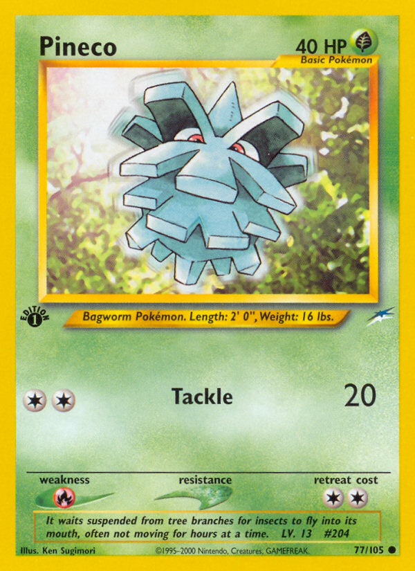 Pineco — Neo Destiny #077/105