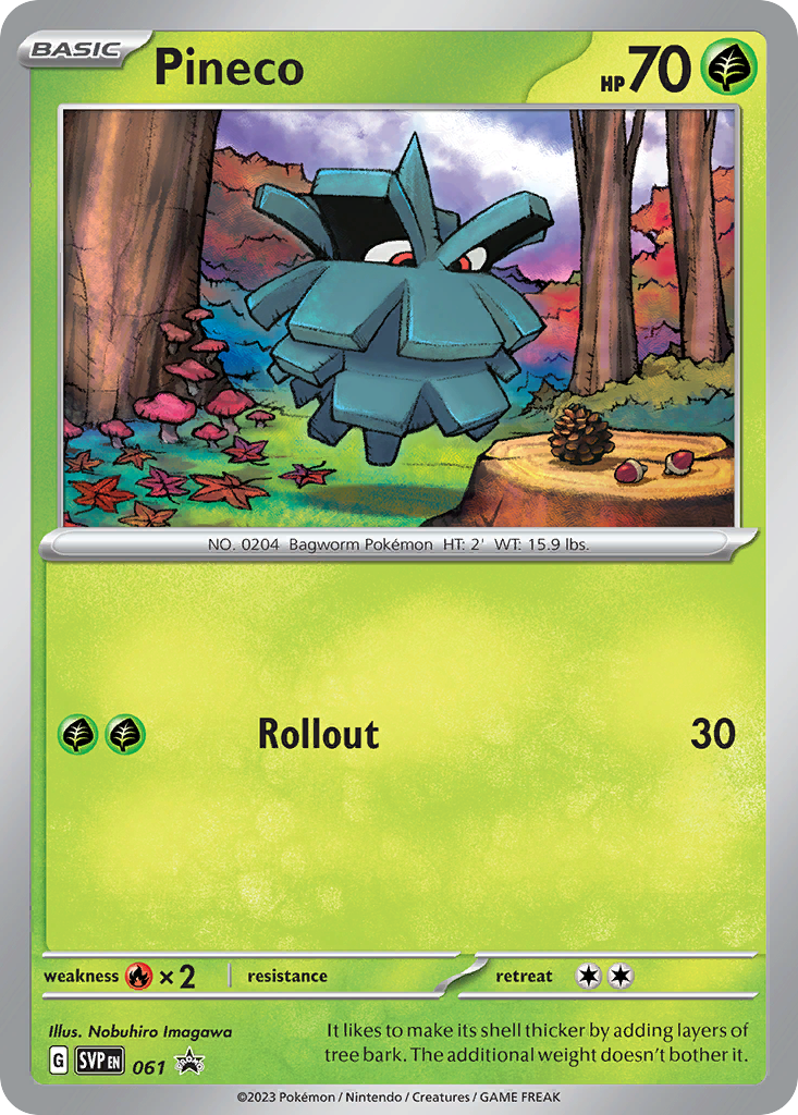 Pineco — SV: Scarlet & Violet Promo Cards #061