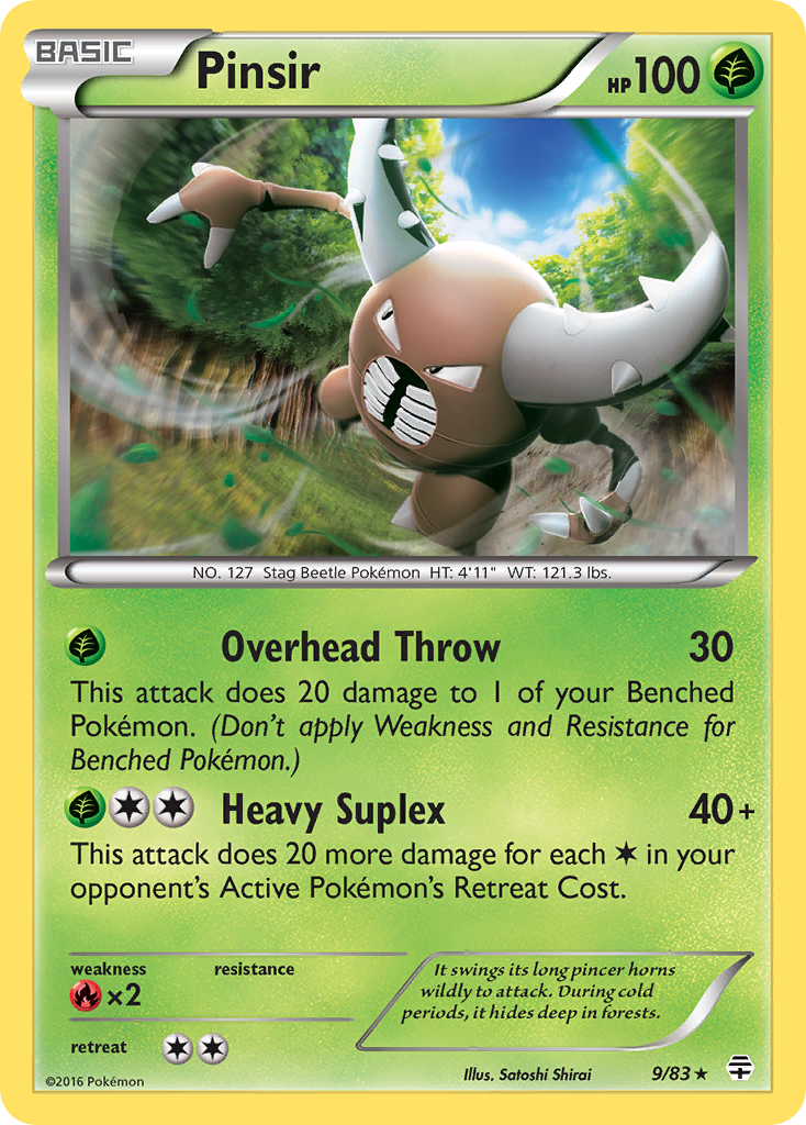 Pinsir — Generations #9/83