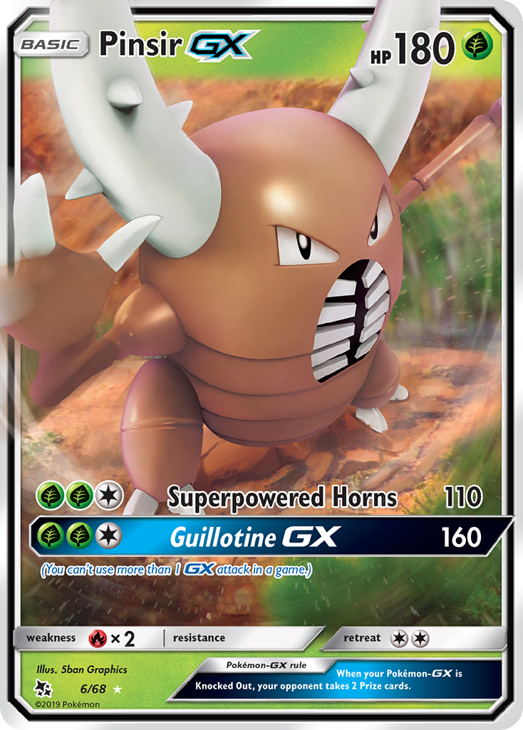Pinsir GX — Hidden Fates #6/68