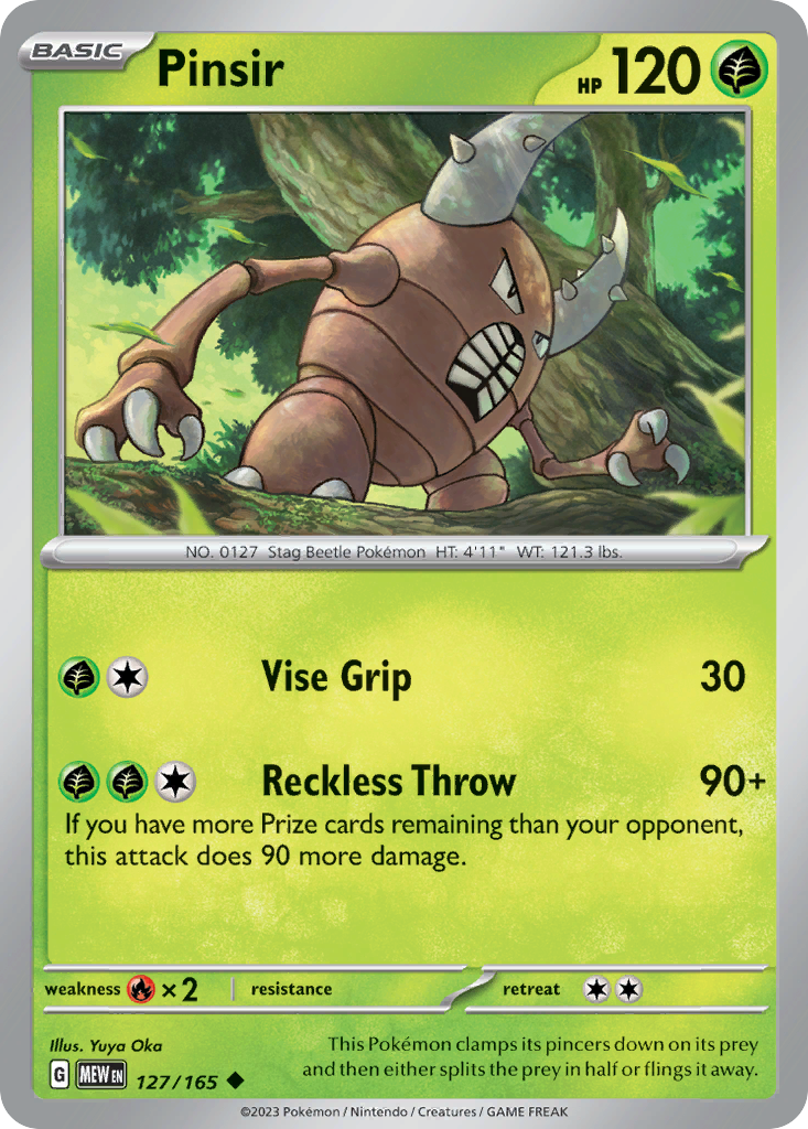 Pinsir — SV: Scarlet & Violet 151 #127/165