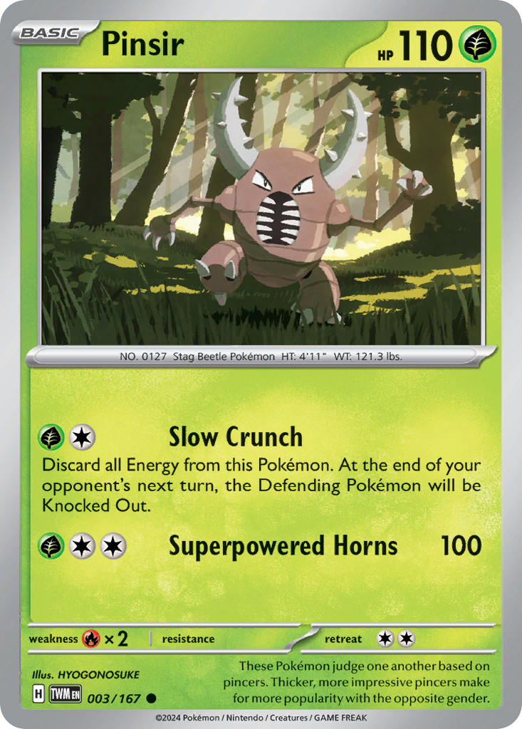 Pinsir — SV06: Twilight Masquerade #003/167
