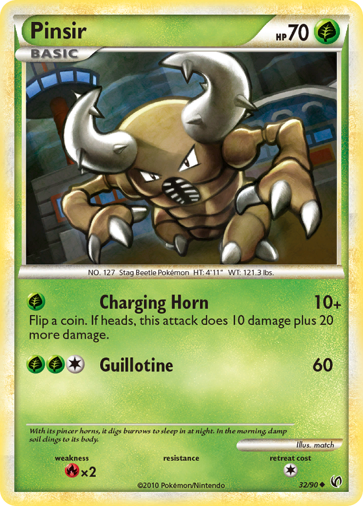 Pinsir — Undaunted #32/90