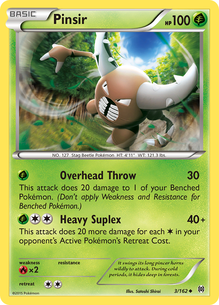 Pinsir — XY - BREAKthrough #3/162
