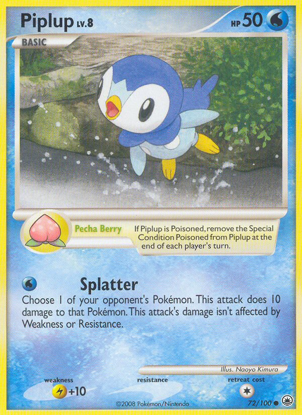 Piplup (72) — Majestic Dawn #72/100