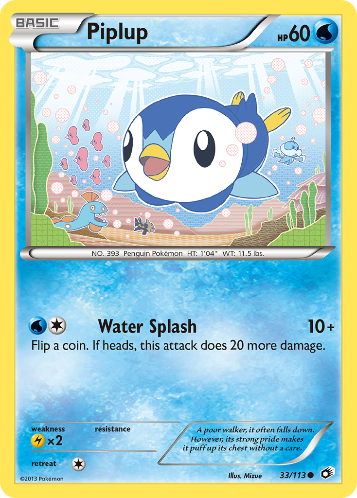Piplup — Legendary Treasures #33/113