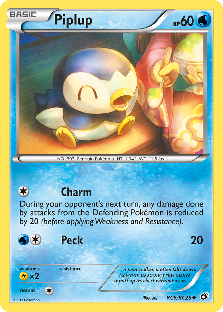 Piplup — Legendary Treasures: Radiant Collection #RC6/RC25