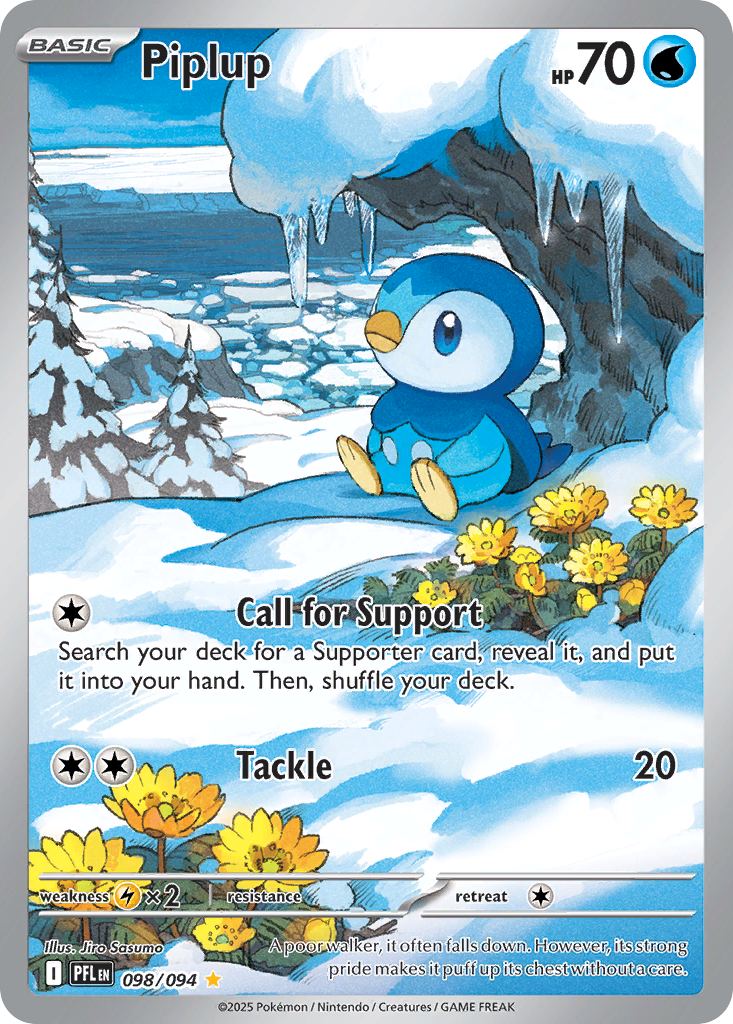 Piplup — ME02: Phantasmal Flames #098/094