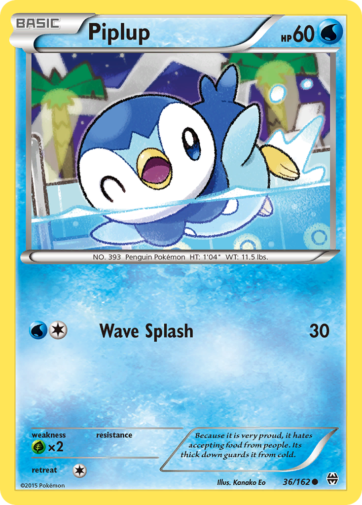 Piplup — XY - BREAKthrough #36/162