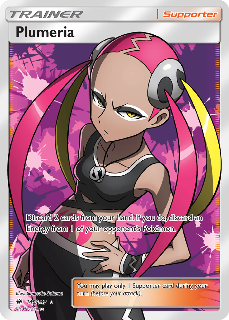 Plumeria (Full Art) — SM - Burning Shadows #145/147
