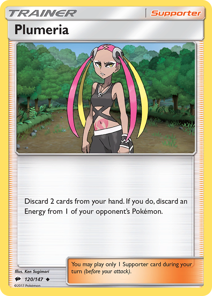 Plumeria — SM - Burning Shadows #120/147